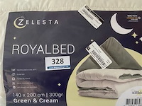 Zelesta royalbed twee kleuren 140 x 200 300 gr