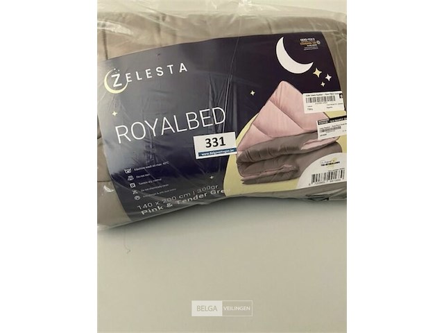 Zelesta royalbed twee kleuren 140 x 200 300 gr - afbeelding 2 van  3