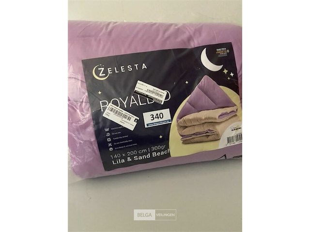 Zelesta royalbed twee kleuren 140 x 200 300 gr - afbeelding 1 van  3