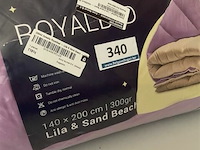 Zelesta royalbed twee kleuren 140 x 200 300 gr - afbeelding 3 van  3