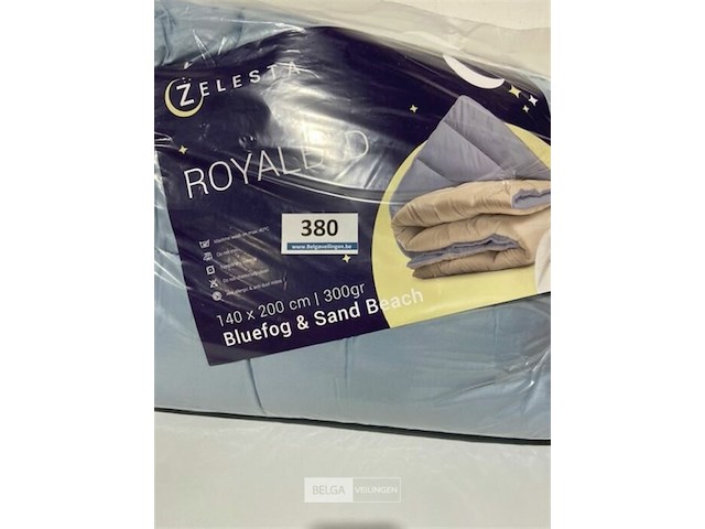 Zelesta royalbed twee kleuren 140 x 200 300 gr - afbeelding 1 van  3