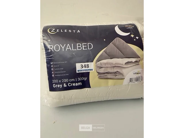 Zelesta royalbed twee kleuren 200 x 200 300 gr - afbeelding 1 van  3
