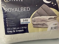 Zelesta royalbed twee kleuren 200 x 200 300 gr - afbeelding 1 van  3