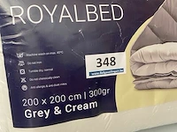 Zelesta royalbed twee kleuren 200 x 200 300 gr - afbeelding 3 van  3