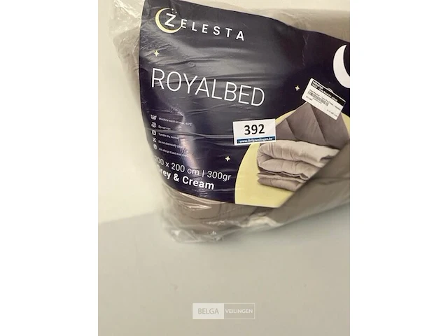 Zelesta royalbed twee kleuren 200 x 200 300 gr - afbeelding 1 van  3