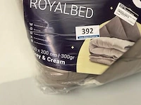 Zelesta royalbed twee kleuren 200 x 200 300 gr - afbeelding 1 van  3