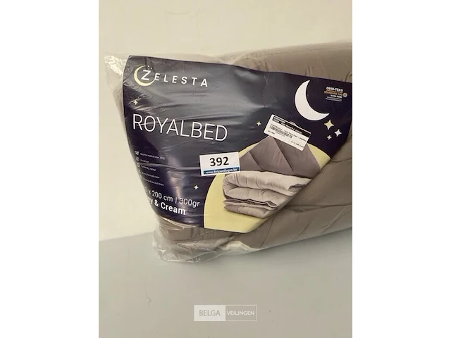 Zelesta royalbed twee kleuren 200 x 200 300 gr - afbeelding 3 van  3