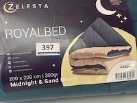 Zelesta royalbed twee kleuren 200 x 200 300 gr - afbeelding 1 van  3
