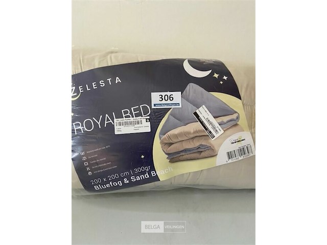Zelesta royalbed twee kleuren 200 x 200 300 gr - afbeelding 1 van  3
