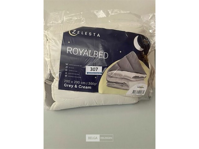 Zelesta royalbed twee kleuren 200 x 200 300 gr - afbeelding 1 van  3