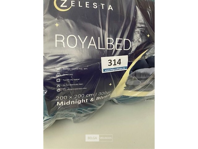 Zelesta royalbed twee kleuren 200 x 200 300 gr - afbeelding 3 van  3