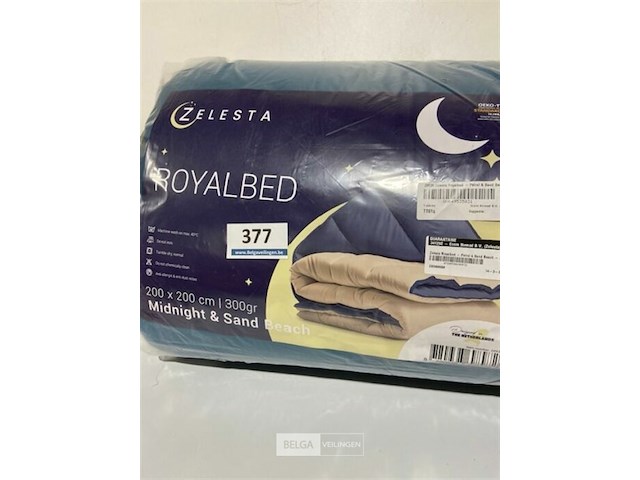 Zelesta royalbed twee kleuren 200 x 200 300 gr - afbeelding 2 van  3