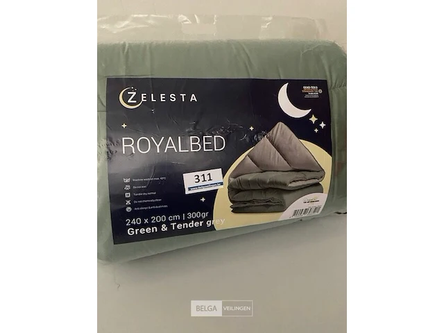 Zelesta royalbed twee kleuren 240 x 200 300 gr - afbeelding 1 van  3