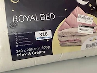 Zelesta royalbed twee kleuren 240 x 200 300 gr - afbeelding 1 van  3