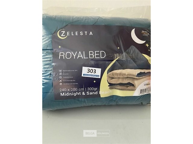 Zelesta royalbed twee kleuren 240 x 200 300 gr - afbeelding 1 van  3