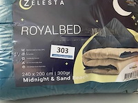 Zelesta royalbed twee kleuren 240 x 200 300 gr - afbeelding 2 van  3