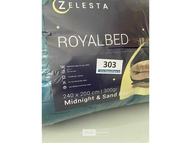 Zelesta royalbed twee kleuren 240 x 200 300 gr - afbeelding 3 van  3