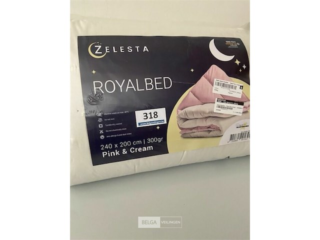 Zelesta royalbed twee kleuren 240 x 200 300 gr - afbeelding 1 van  3