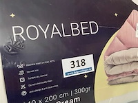 Zelesta royalbed twee kleuren 240 x 200 300 gr - afbeelding 3 van  3