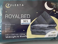 Zelesta royalbed twee kleuren 240 x 200 300 gr - afbeelding 1 van  3