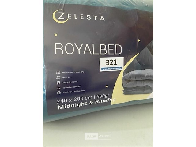 Zelesta royalbed twee kleuren 240 x 200 300 gr - afbeelding 3 van  3