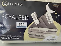 Zelesta royalbed twee kleuren 240 x 200 300 gr - afbeelding 1 van  3