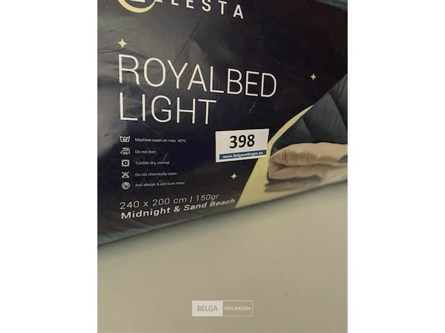 Zelesta royalbed twee kleuren 240 x 200 300 gr - afbeelding 3 van  3
