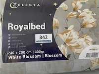 Zelesta royalbed white blossom 240 x 200 300 gr - afbeelding 1 van  3