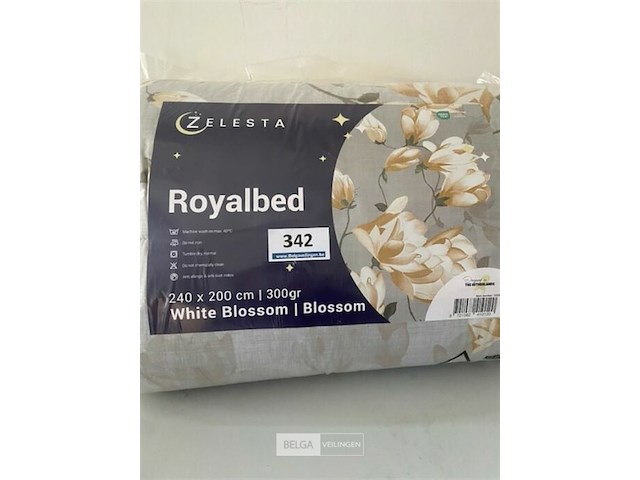 Zelesta royalbed white blossom 240 x 200 300 gr - afbeelding 2 van  3