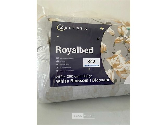 Zelesta royalbed white blossom 240 x 200 300 gr - afbeelding 3 van  3
