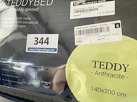 Zelesta teddybed fluffy anthracite 140 x 200 - afbeelding 3 van  3