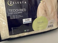 Zelesta teddybed fluffy cream 140 x 200 300 gr - afbeelding 2 van  3
