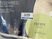 Zelesta teddybed fluffy cream 140 x 200