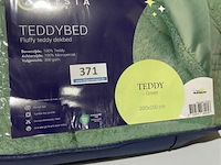 Zelesta teddybed fluffy cream 200 x 200 300 gr - afbeelding 2 van  3