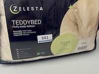 Zelesta teddybed fluffy cream 240 x 200 300 gr - afbeelding 1 van  3