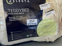 Zelesta teddybed fluffy cream 240 x 200 300 gr - afbeelding 1 van  3