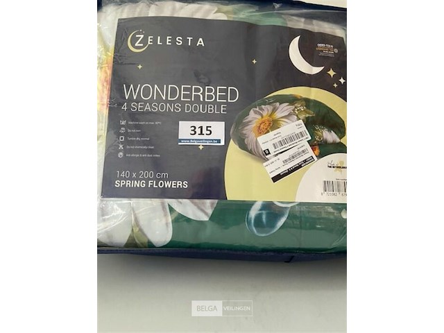 Zelesta wonderbed 4 seasons double spring flowers 140 x 200 - afbeelding 2 van  3