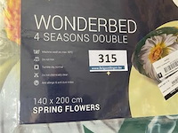 Zelesta wonderbed 4 seasons double spring flowers 140 x 200 - afbeelding 3 van  3