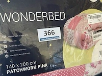Zelesta wonderbed patchwork pink 140 x 200 - afbeelding 3 van  3