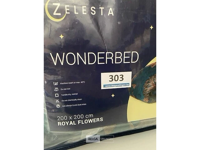 Zelesta wonderbed royal flowers 200 x 200 - afbeelding 3 van  3