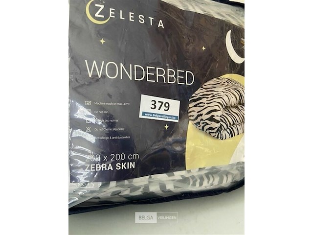 Zelesta wonderbed zebra skin 200 x 200 - afbeelding 3 van  3