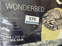 Zelesta wonderbed zebra skin 200 x 200 - afbeelding 3 van  3
