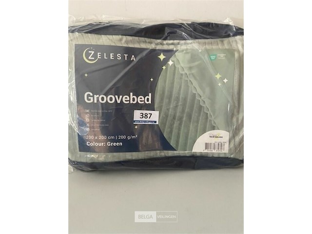 Zelestagroovebed green 200 x 200 200 gr - afbeelding 1 van  3