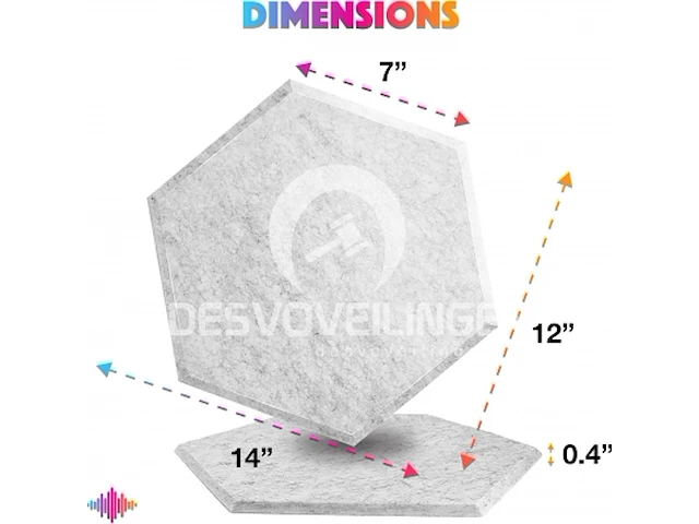 Zelfklevende akoestische panelen - afbeelding 3 van  8