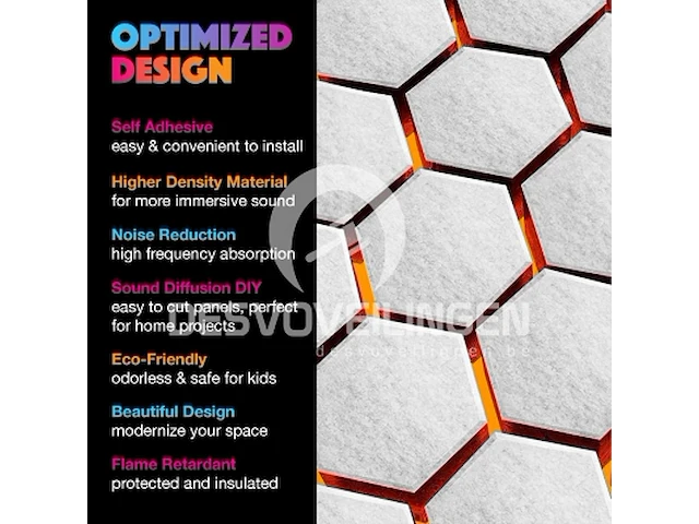 Zelfklevende akoestische panelen - afbeelding 5 van  8