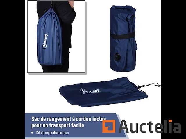 Zelfopblazend campingmatras - grand confort 2 personen - afbeelding 7 van  9