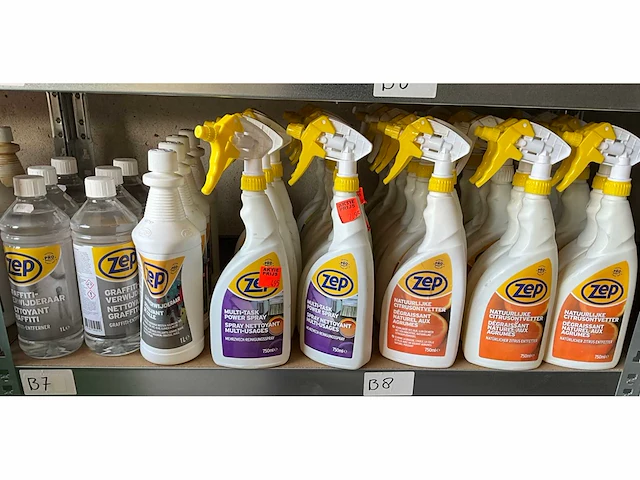 Zep mix kavel diverse schoonmaakmiddelen - afbeelding 1 van  5