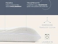 Zeropuntosei crystalpur wave nekkussen - afbeelding 2 van  2