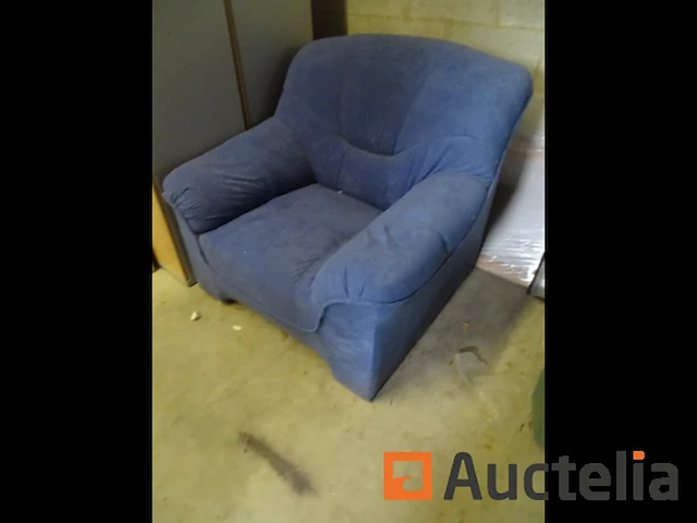 Zetel club bleu - afbeelding 1 van  4