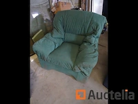 Zetel club groen - afbeelding 2 van  4